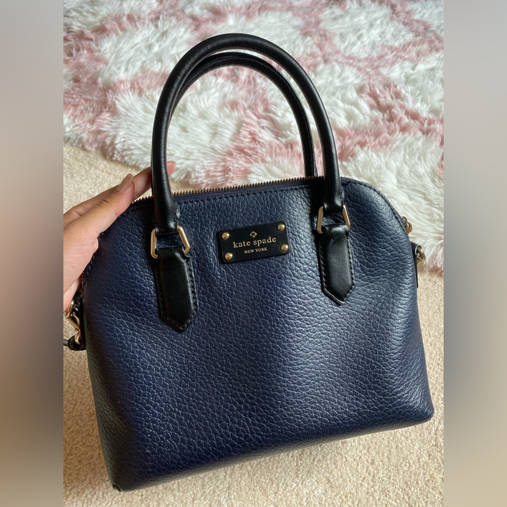 Kate Spade Navy & Beige Bag